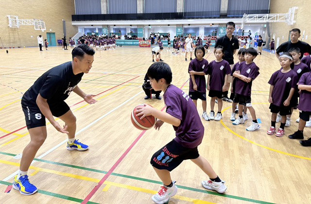 プロバスケチーム レイクス選手の直接指導
