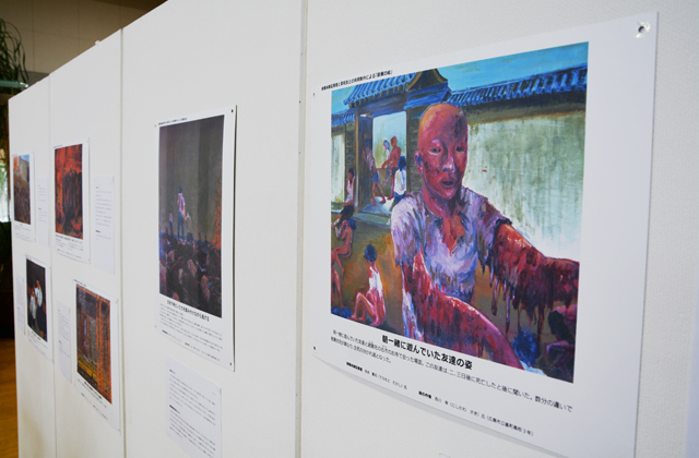 高校生が描く「原爆の絵」被爆者から聞き取り制作