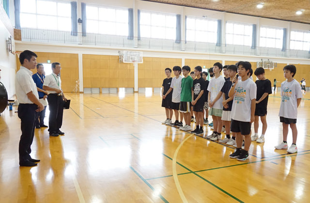 全国大会出場！日野中男子バスケ部