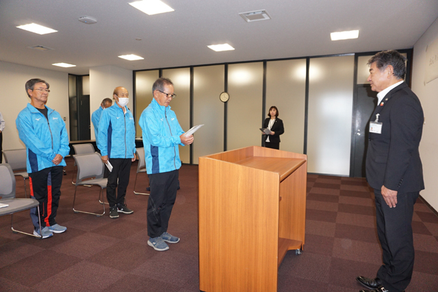 ねんりんピック出場者の壮行会