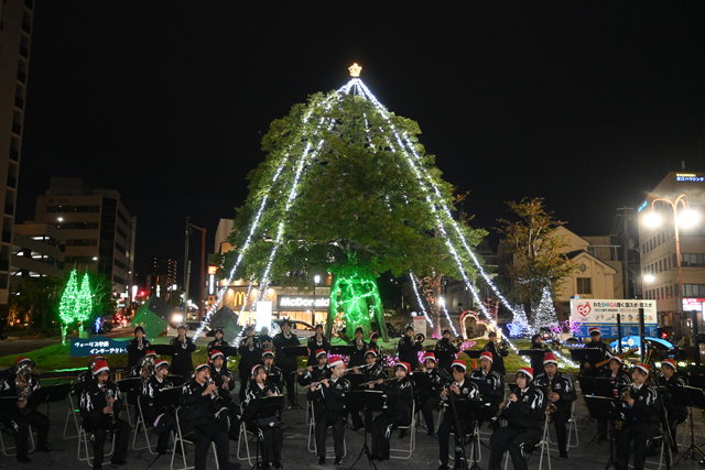 「労（ねぎら）い」をテーマにクリスマスイルミネーション