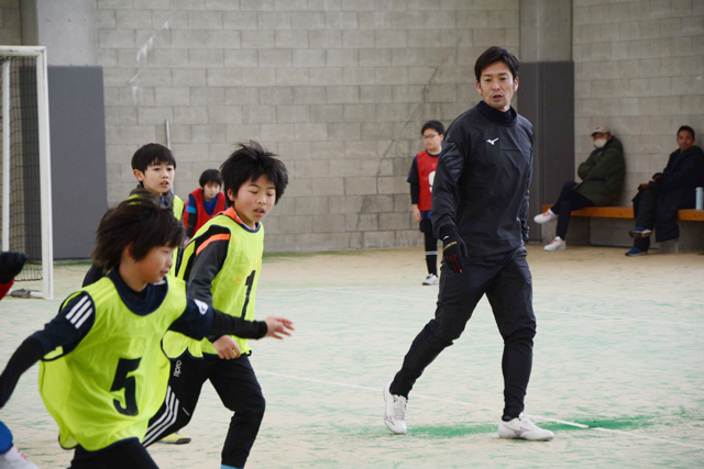 元日本代表 加地亮さんが講師に
