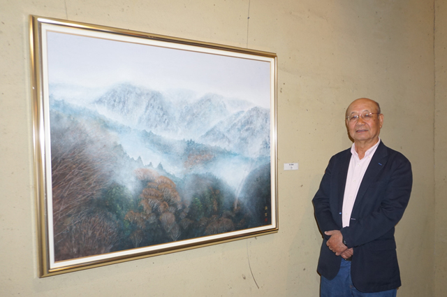 日永清重さん、感動した風景を絵に