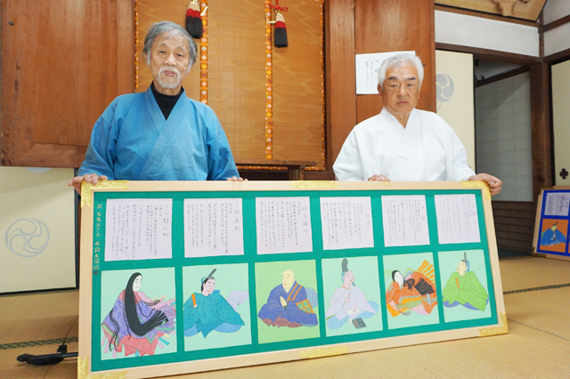 東近江・乎加神社、350年ぶり「三十六歌仙図」奉納