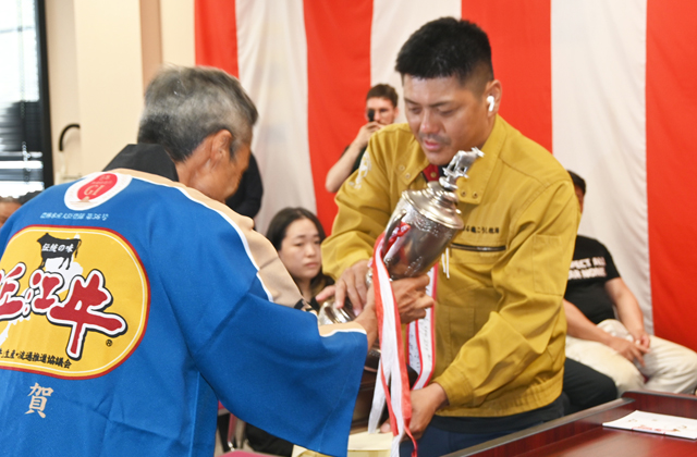 本場の45頭が肉質競う「近江牛」グランプリ