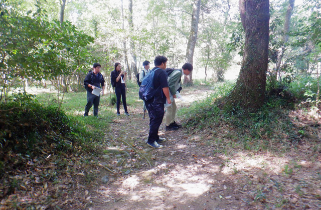 伝統的な治水施設「猿尾」