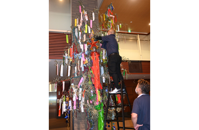 願いが叶いますように 七夕飾り付け