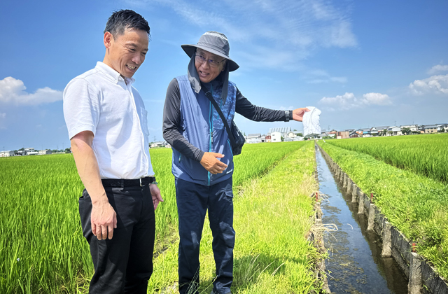 両市を支える農業連携協定 協定結ぶ泉大津市の南出市長が来市