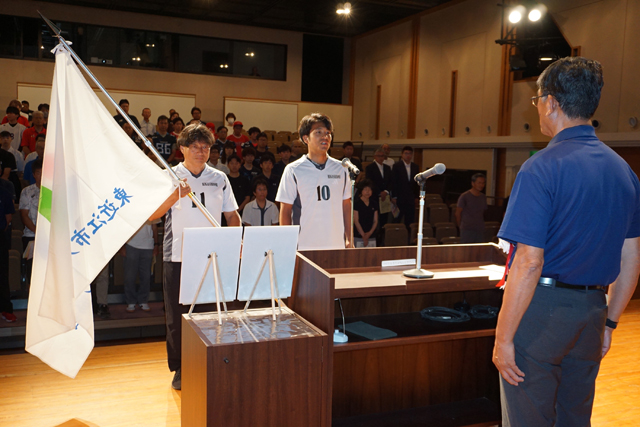 大会前に決意と抱負 東近江市の代表選手