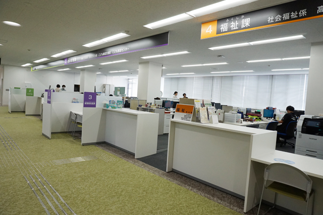 竜王町役場本館1階 リニューアル工事完了