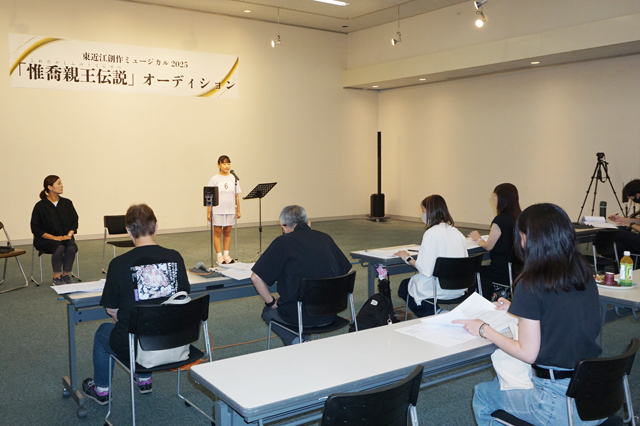 東近江創作ミュージカル2025 オーディションでアピール