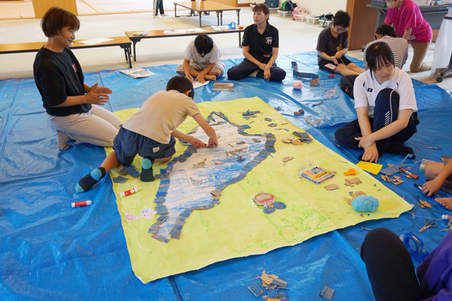 東近江市在住の特別支援学校・学級に通う子どもたちが「わたＳＨＩＧＡ輝く」をテーマに作品づくり