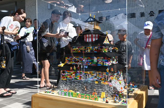 国スポ・障スポのおもてなし「幻の安土城」完成