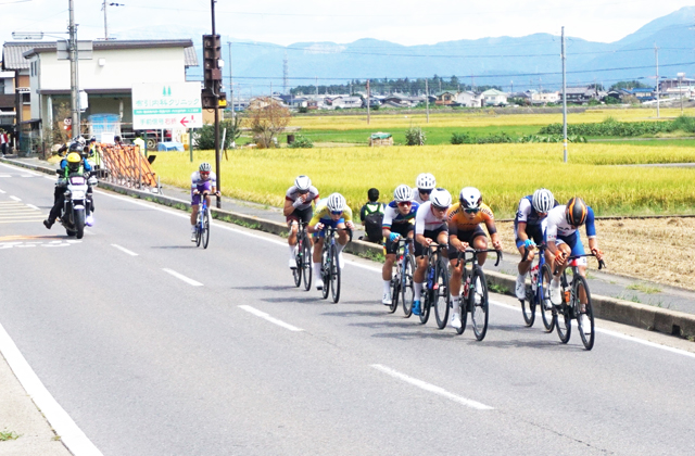 国スポ 自転車ロードレース 蒲生野駆け抜ける