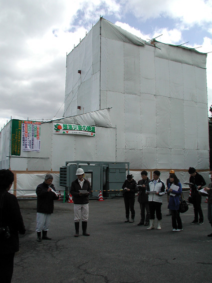 ＲＤ処分場緊急工事現場で住民説明会