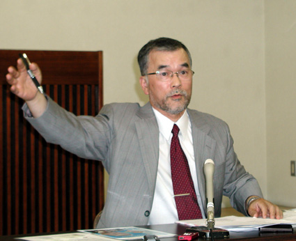 １０月７日告示の湖南市長選 前県議・生田氏、出馬表明