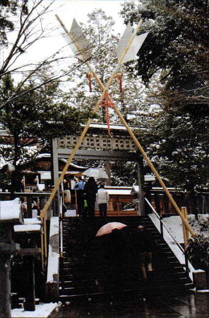 県下最大の大神矢と大絵馬