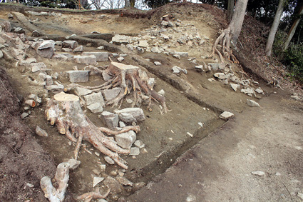 水口岡山城伝三の丸は居住空間だった