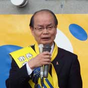 草津市長選告示　８年ぶりの選挙戦突入