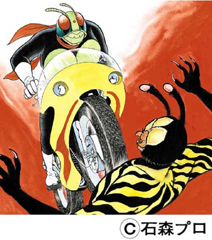 仮面ライダー、初代から平成シリーズまで　佐川美術館　春季企画展に集結！