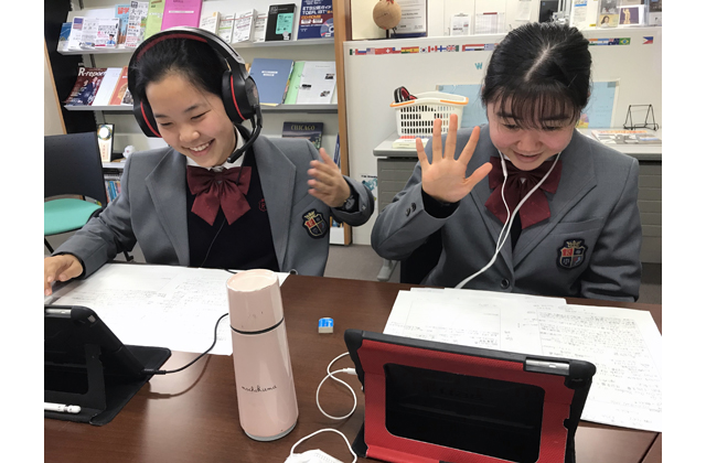 立命館守山　生徒がオンラインで世界の課題学ぶ