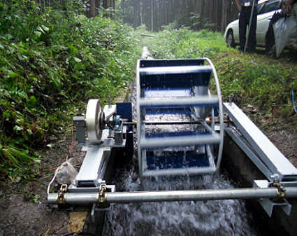 平松式水力発電機、開発の動き
