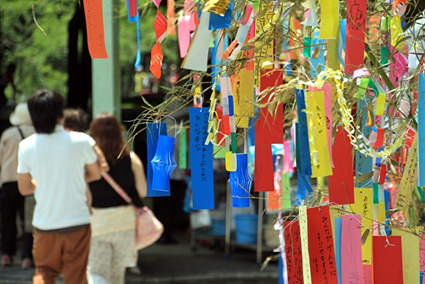 7月6日、醒井養鱒場で