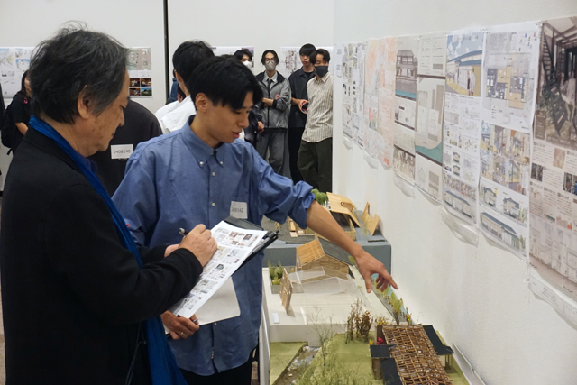 学生らがリノベーション設計に挑戦