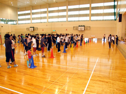 「スポーツ大会」３種目に約150人