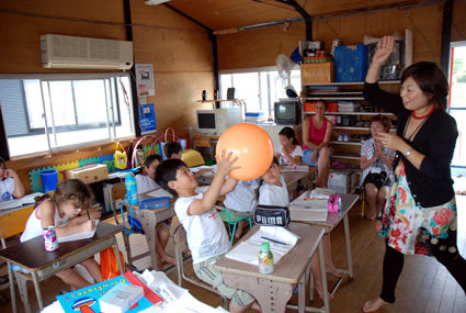 愛荘国際交流協会設立準備会 奥田代表  日本語教室開く