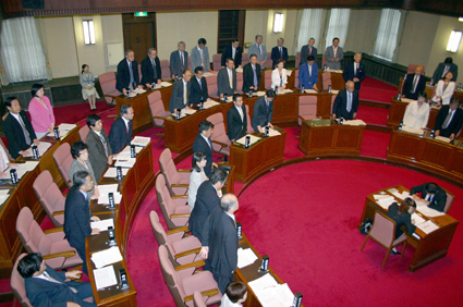合併議案県を通過 近江八幡市と安土町の合併