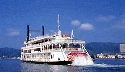 ミシガン船内にビワコオオナマズ