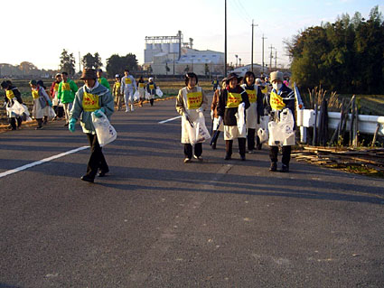 早朝ボランティア活動