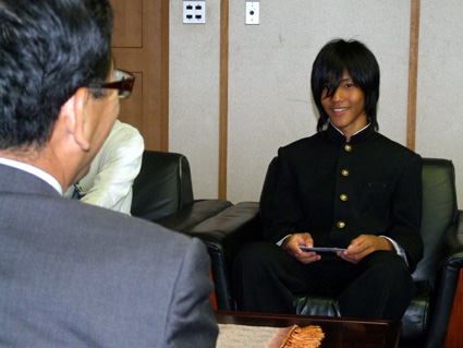 ジュニアオリンピック陸上競技大会  日野中   尾関くん出場へ