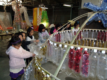 ペットボトル１万本の輝き