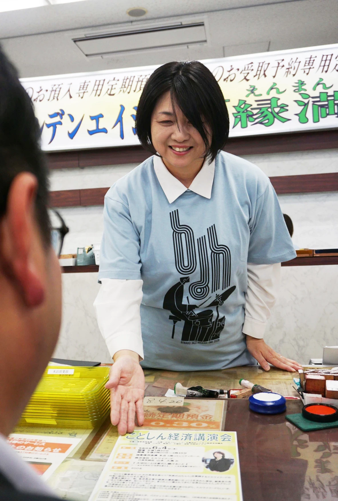 今週末は「びわこジャズ東近江」公式Ｔシャツで機運上々