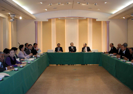 県連幹部が党本部で経過説明 自民4区　20日の候補者決定に向けて