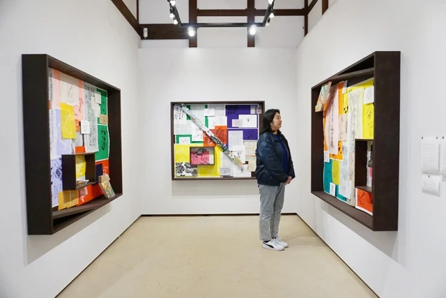 東近江市在住、藤野裕美子さんの作品展「さんぽうの窓～かかわりでつくる展覧会～」