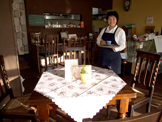 地元で愛されるカフェを! 日野町の木元秀子さん