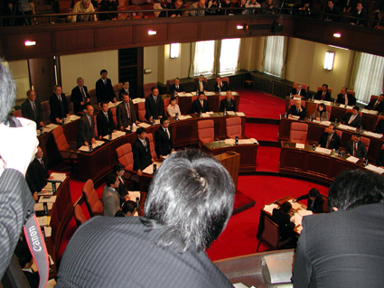 大戸川ダムの建設中止求める