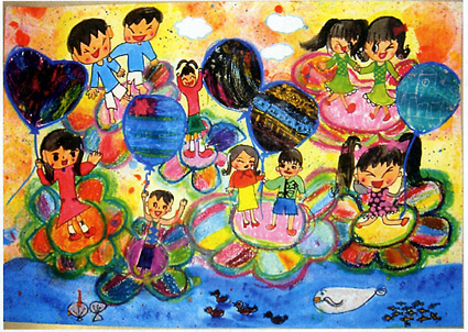 大津っ子まつりポスター原画に