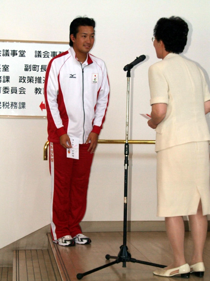 町民の声援受け　デフリンピックへ