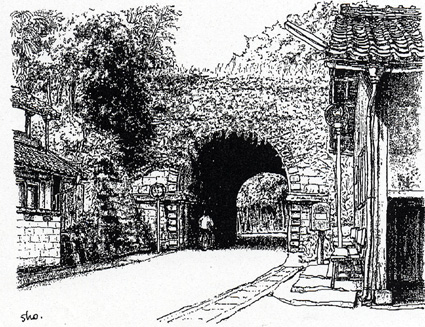 Ｒ草津線沿線を題材にぬくもりある風景画