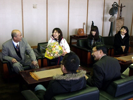 「おかえり、みきちゃん」伊藤みき選手が五輪出場報告