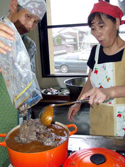 アッと驚く鹿肉調理法