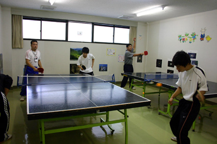 スペシャルオリンピックス 卓球の「コーチクリニック」