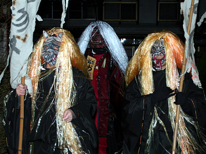 妖怪・ガオが来るぞ！戒めで健やかな成長願う