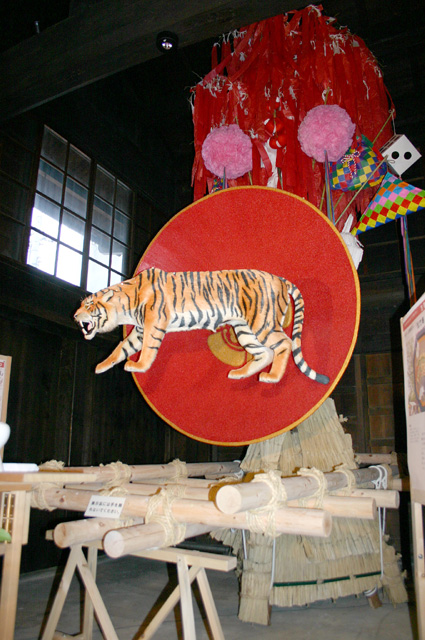 左義長を常設展示 町衆の念願かなう