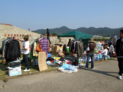 コスモス開花イベント フリマ出店とステージ出演